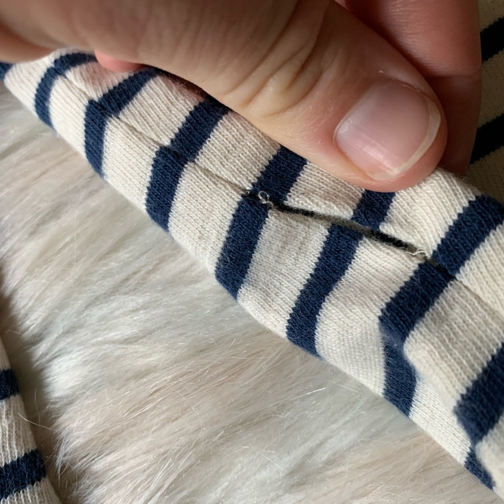 J. Crew Striped Hooded Side Zip Pullover - Picture 13 of 13